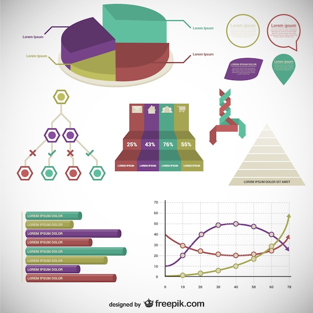 Paquete 3d infografía