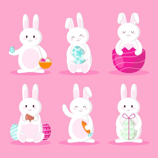 Paquete de conejito de pascua