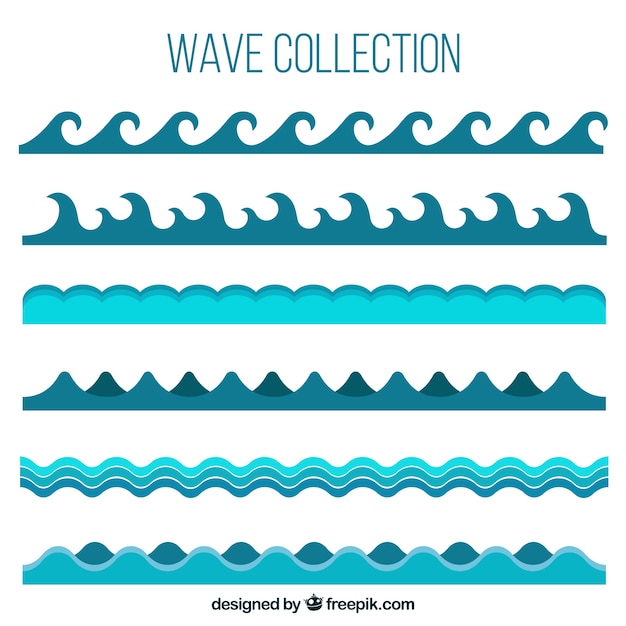 El paquete de diferentes olas