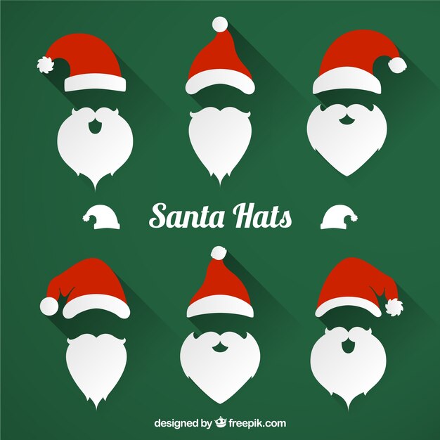 Paquete de gorros de santa