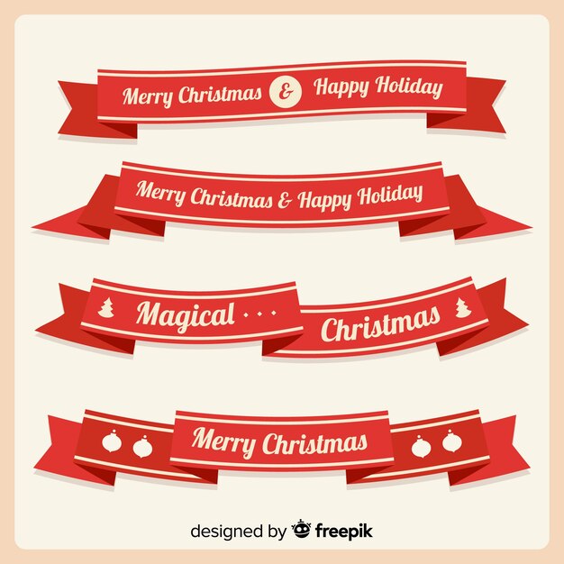 Paquete lazos navidad decorados