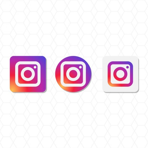 Paquete del logotipo de instagram 