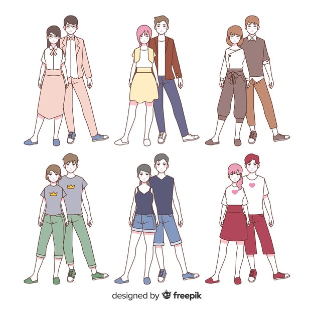 Paquete parejas ropa a juego san valentín