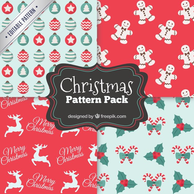 Paquete Patrón de Navidad