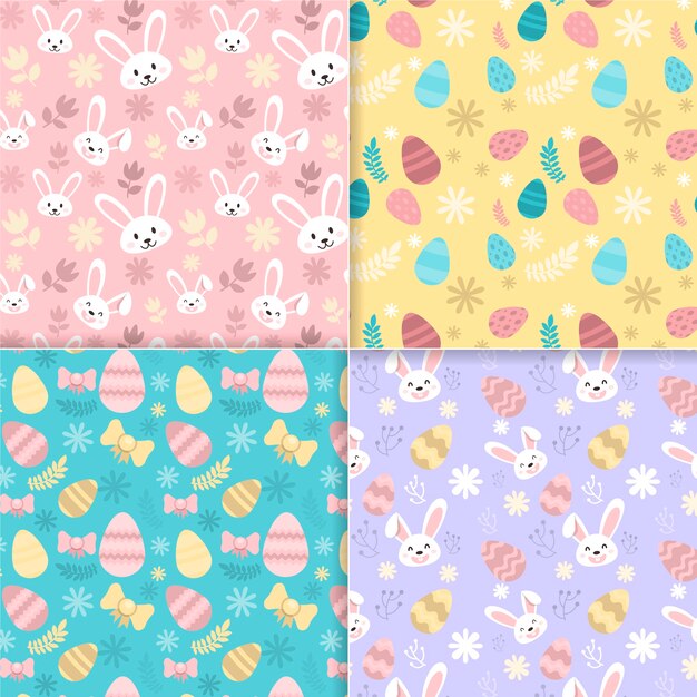 Paquete de patrones del día de Pascua