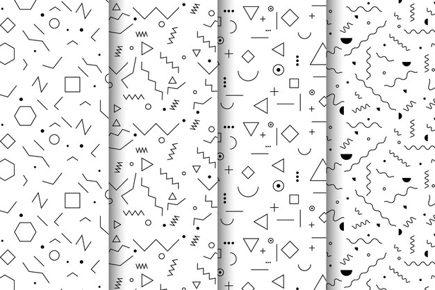 Paquete de patrones geométricos mínimos