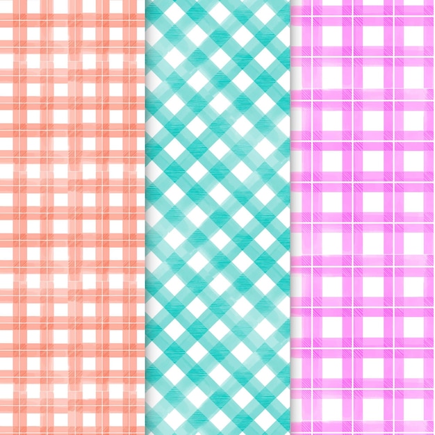 Paquete de patrones de guinga pastel