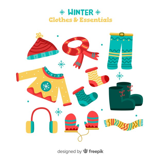 Paquete ropa y esenciales invierno