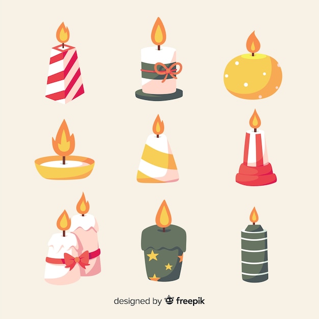 Paquete velas navidad