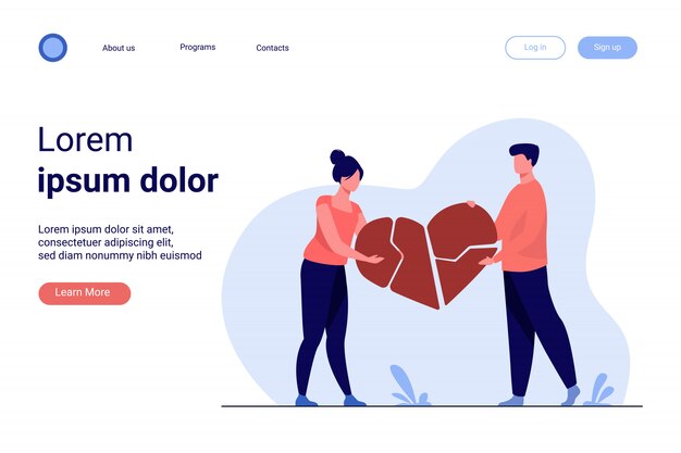 Par reparar pedazos rotos de corazón
