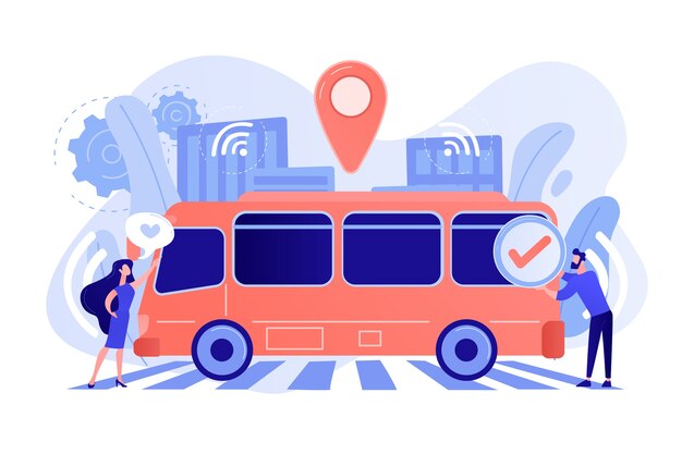 A los pasajeros les gusta y aprueban el autobús autónomo robótico sin conductor