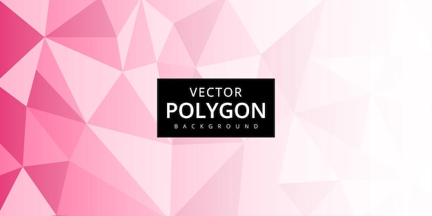 Vector gratuito pastel melocotón polígono patrón multipropósito monocromo fondo abstracto banner