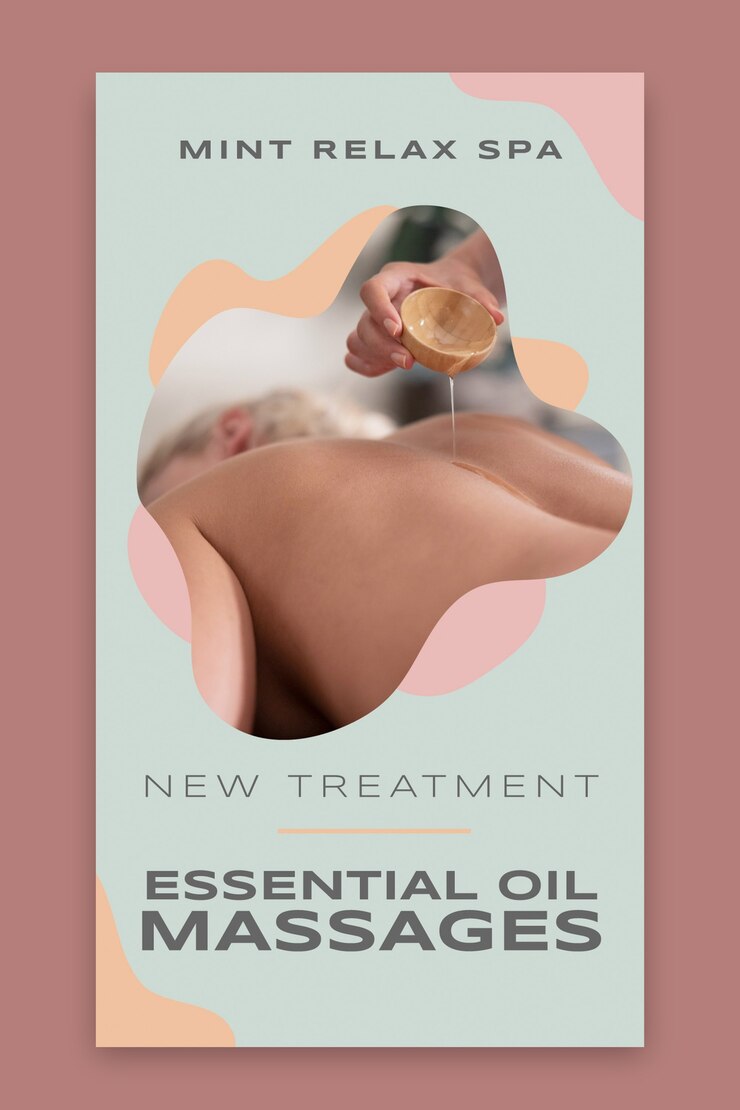 Vector gratuito pastel olas menta relax spa historia de instagram