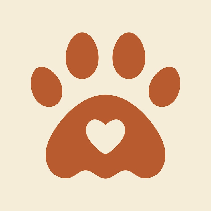 Pata de diseño de logotipo de mascota, vector para negocio de tienda de animales