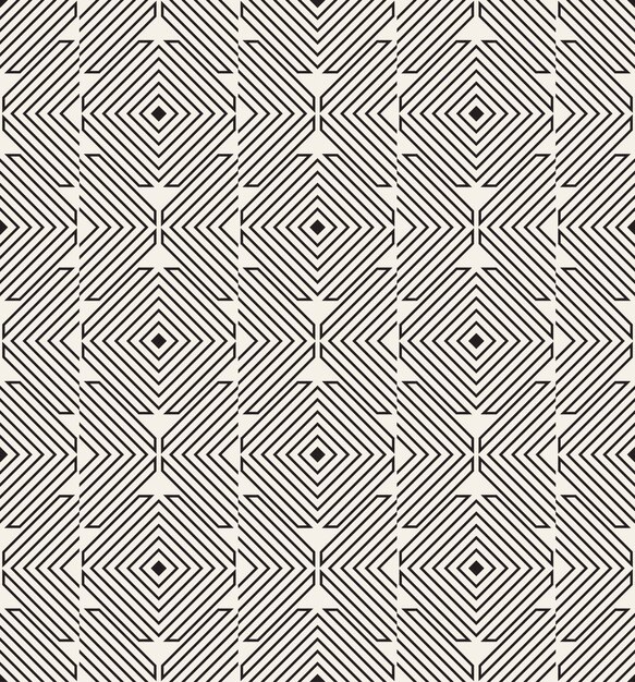 Patrón abstracto geométrico en blanco y negro