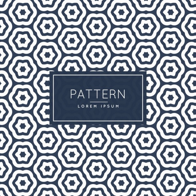 Patrón abstracto hexagonal