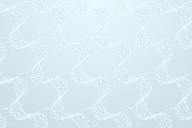 Patrón abstracto de onda transparente sobre un fondo azul claro
