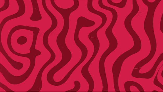 patrón abstracto ondulado rojo