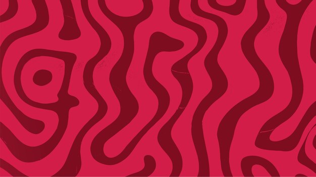 patrón abstracto ondulado rojo