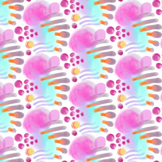 Patrón de acuarela abstracta