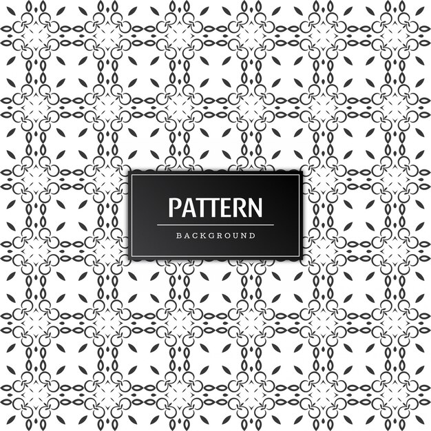 Patrón artístico elegante