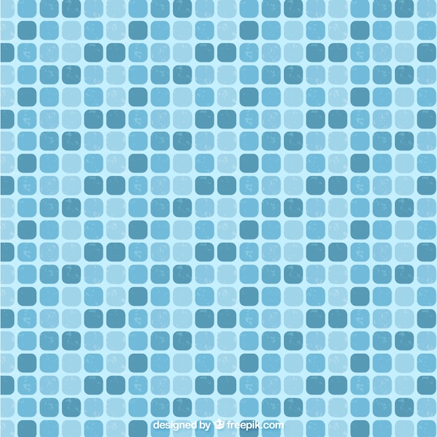 Patrón de azulejos azules