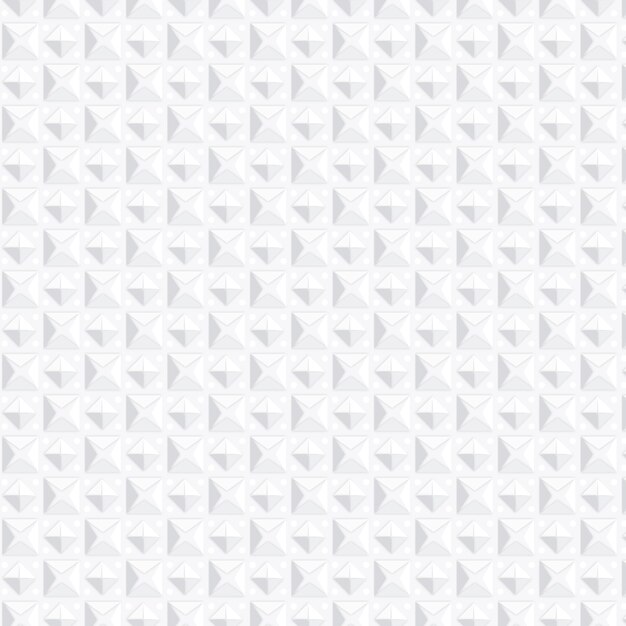 Patrón blanco monocromático con formas