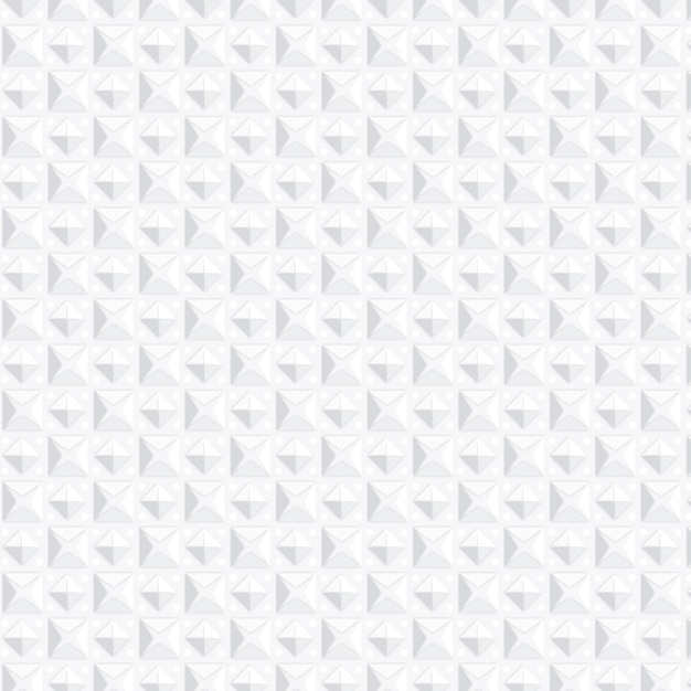 Patrón blanco monocromático con formas