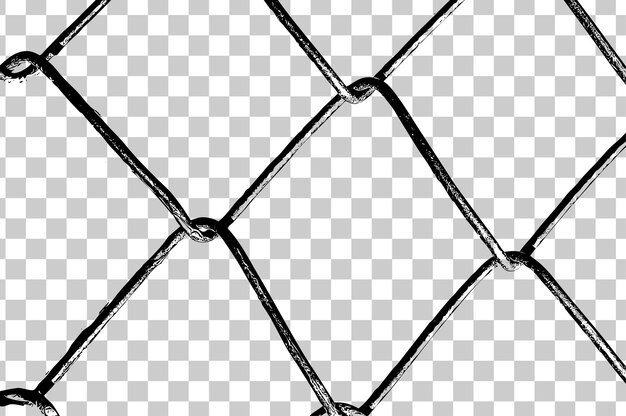 Un patrón en blanco y negro de una malla de alambre con las palabras 'negro' en él.