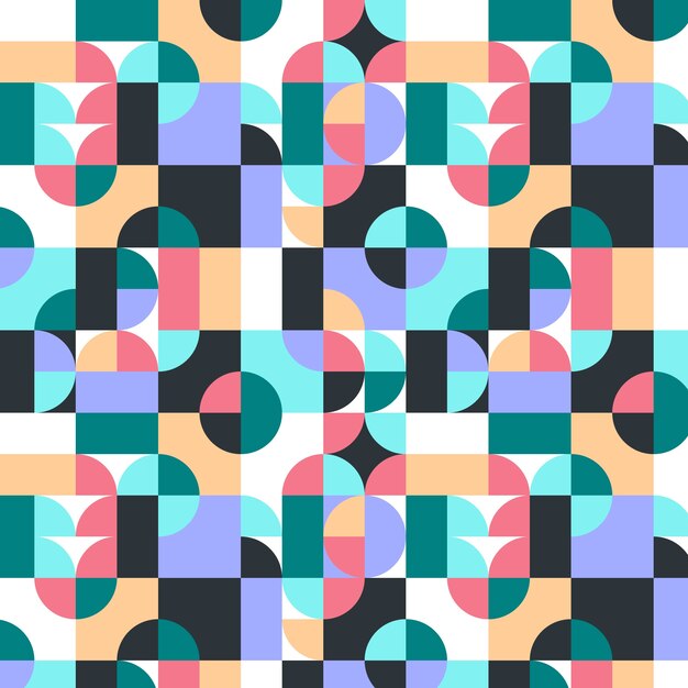 Patrón de bloque de color plano