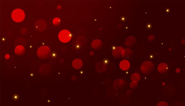 patrón de bokeh abstracto bandera roja con toque suave