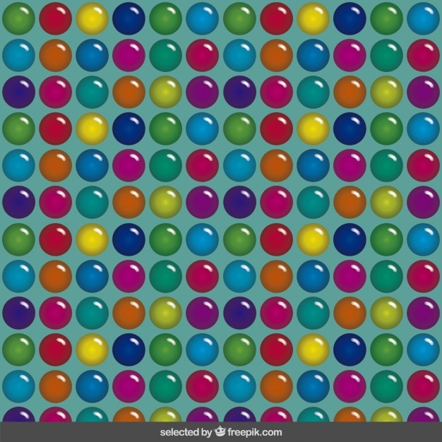 Vector gratuito patrón burbujas de colores
