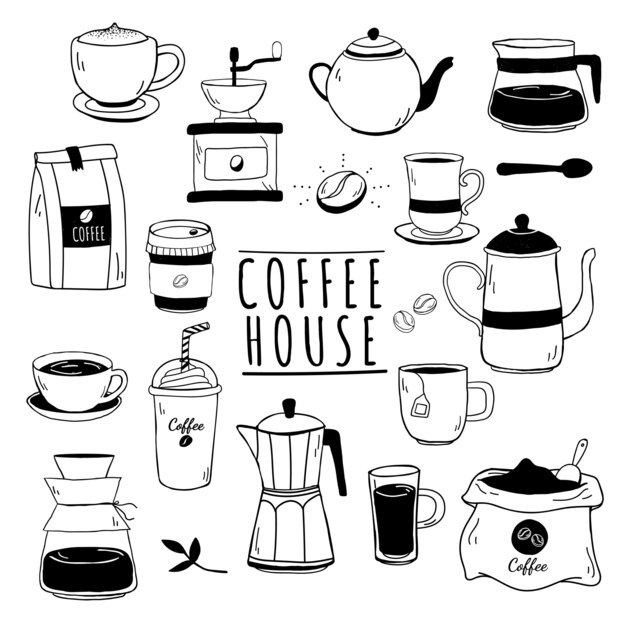 Patrón de cafetería y cafetería