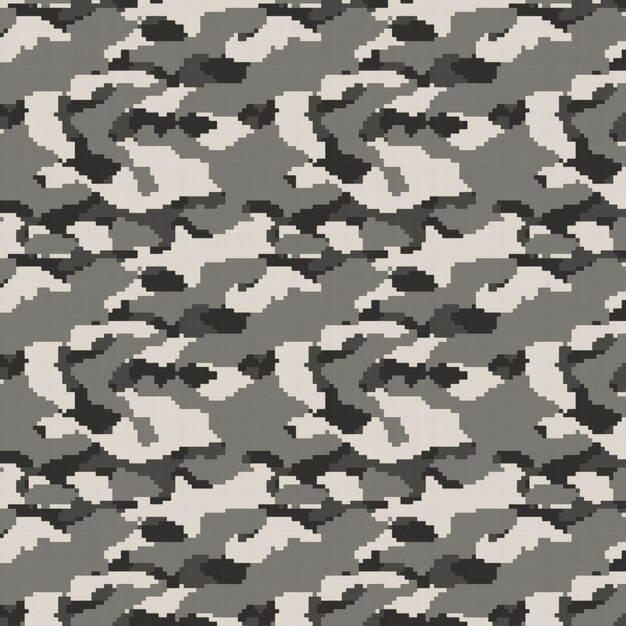 patrón de camuflaje digital de diseño plano