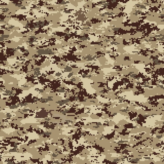patrón de camuflaje digital de diseño plano