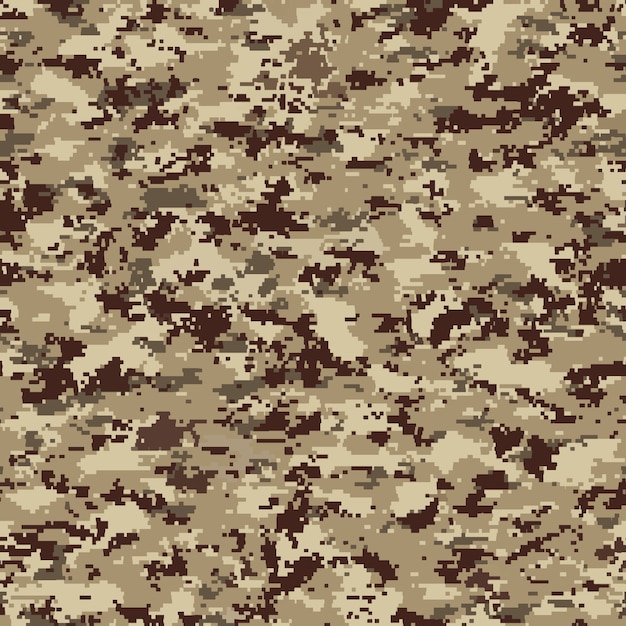 patrón de camuflaje digital de diseño plano