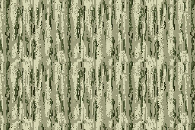 Patrón de camuflaje digital de diseño plano