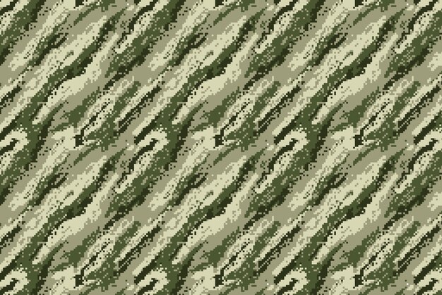 patrón de camuflaje digital de diseño plano