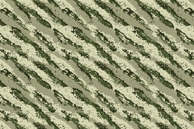 Patrón de camuflaje digital de diseño plano