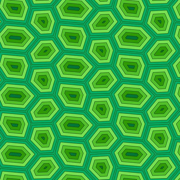 Patrón de caparazón de tortuga de diseño plano