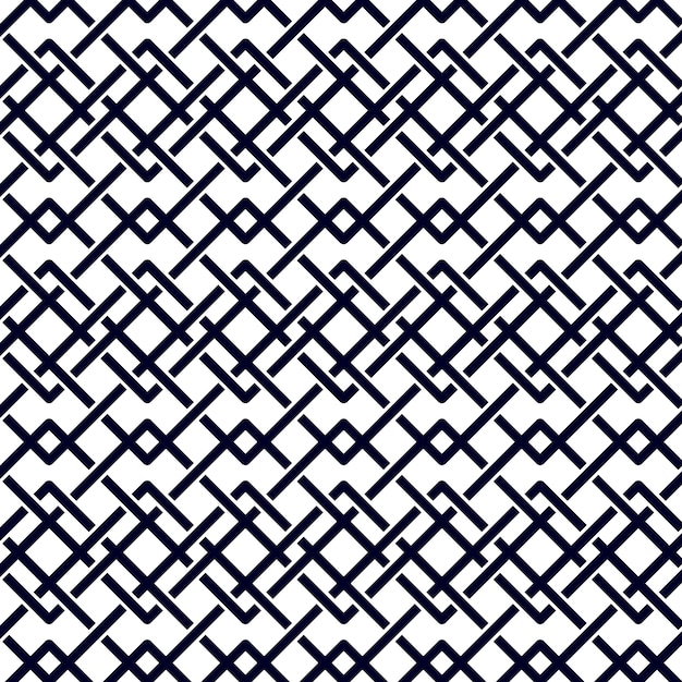 Patrón de celosía de diseño plano
