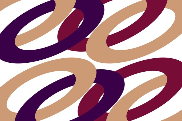 Patrón de círculos geométricos abstractos