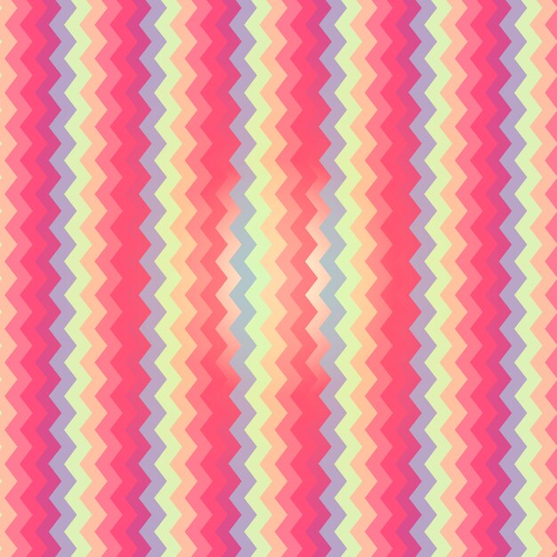 Patrón en colores pastel de Zigzag