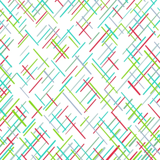 Patrón colorido de líneas geométricas
