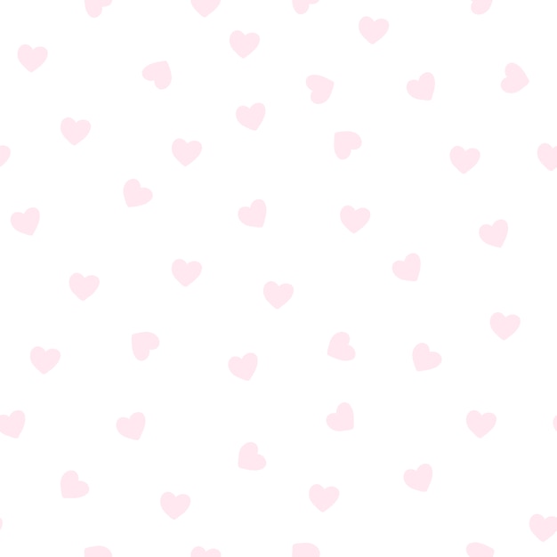 Patrón de corazón de color rosa claro