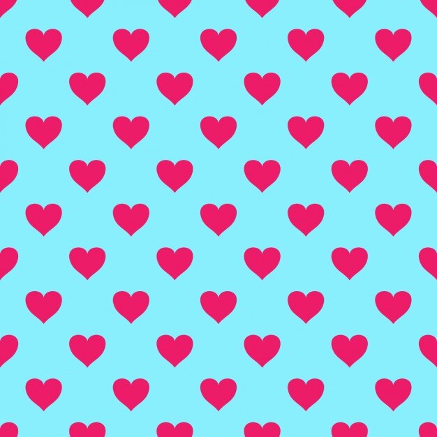 Patrón de corazones