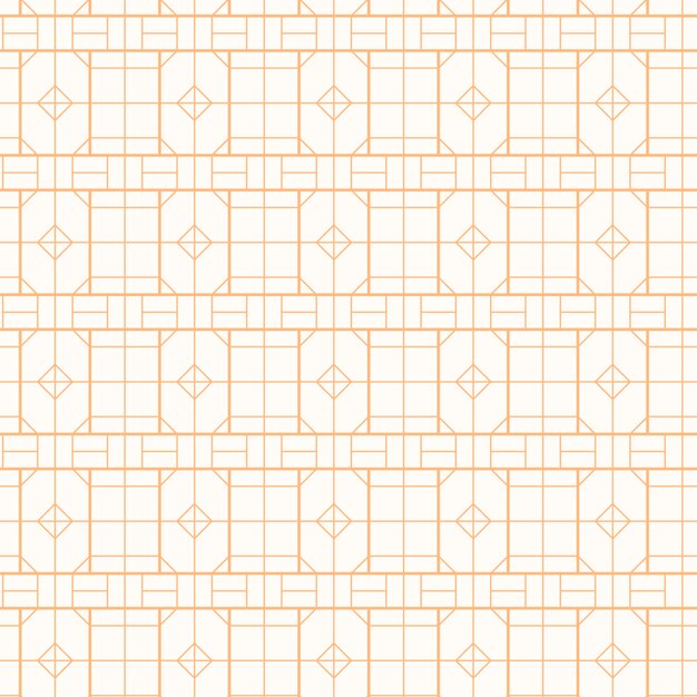 Patrón coreano de diseño plano