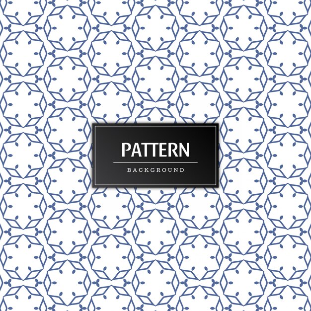 Patrón sin costuras decorativo