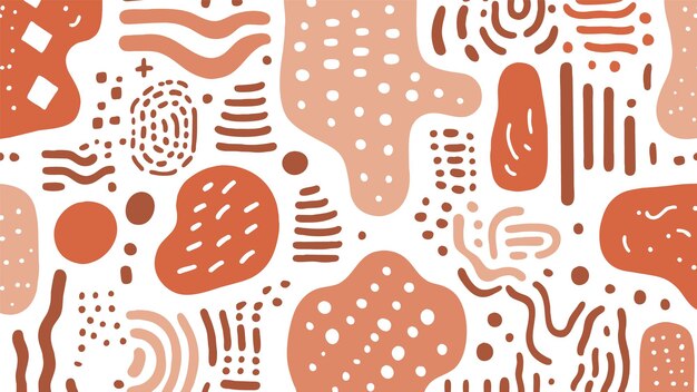 patrón sin costuras en el ilustrador