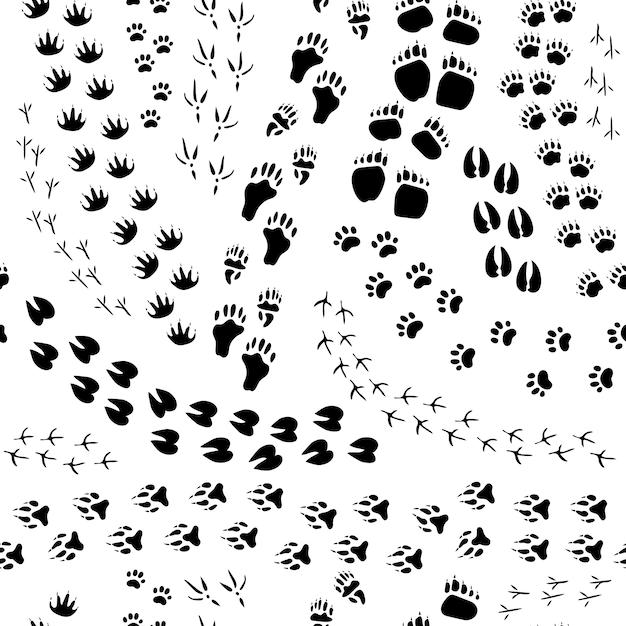 Patrón sin costuras monocromo diseño plano